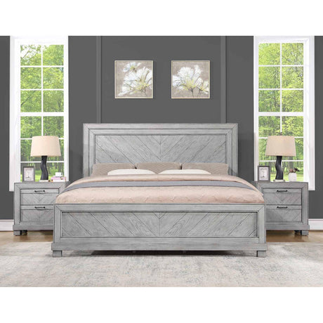  Steve Silver Furniture Montana MON900 Queen Bed - Matte Grey IMAGE 5
