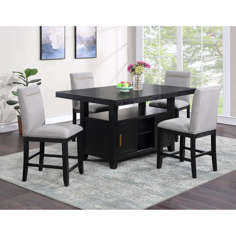  Steve Silver Furniture Yves YS500 78" Counter Storage Table IMAGE 11