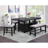  Steve Silver Furniture Yves YS500 78" Counter Storage Table IMAGE 12