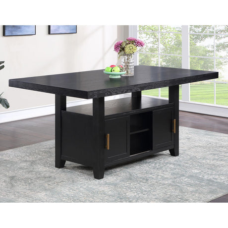  Steve Silver Furniture Yves YS500 78" Counter Storage Table IMAGE 2