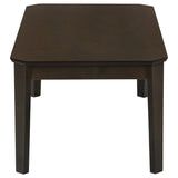  Coaster Furniture Amaro 736184 3-piece Coffee and End Table Set - Dark Brown IMAGE 4