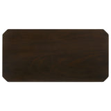  Coaster Furniture Amaro 736184 3-piece Coffee and End Table Set - Dark Brown IMAGE 9