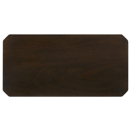  Coaster Furniture Amaro 736184 3-piece Coffee and End Table Set - Dark Brown IMAGE 9