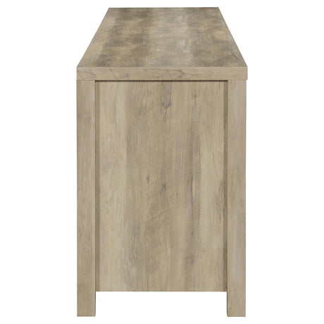 Coaster Furniture Madra 736263 2-door Engineered Wood 79" TV Stand - Distressed Pine IMAGE 10