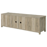  Coaster Furniture Madra 736263 2-door Engineered Wood 79" TV Stand - Distressed Pine IMAGE 9