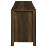  Coaster Furniture Madra 736273 2-door Engineered Wood 79" TV Stand - Dark Pine IMAGE 10