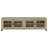  Coaster Furniture Sachin 736283 4-door Engineered Wood 79" TV Stand - Distressed Pine IMAGE 3
