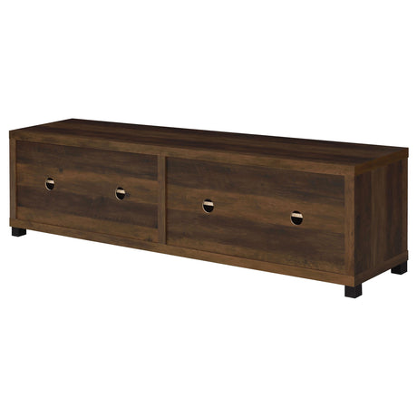  Coaster Furniture Sachin 736293 4-door Engineered Wood 79" TV Stand - Dark Pine IMAGE 7