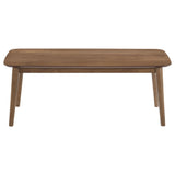  Coaster Furniture Radley 753524 3-piece Rectangular Coffee Table Set - Natural Walnut IMAGE 3