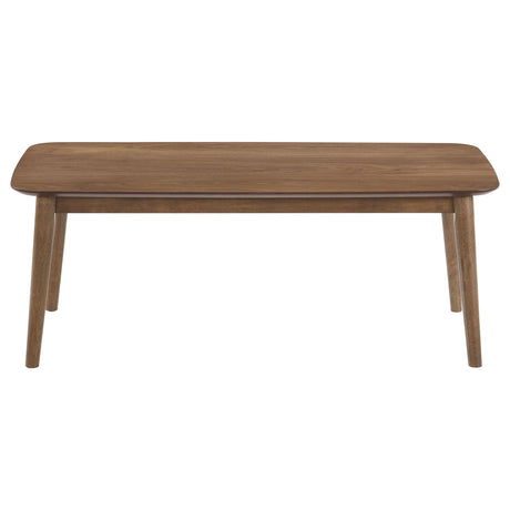  Coaster Furniture Radley 753524 3-piece Rectangular Coffee Table Set - Natural Walnut IMAGE 3