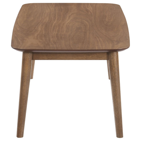  Coaster Furniture Radley 753524 3-piece Rectangular Coffee Table Set - Natural Walnut IMAGE 4