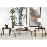  Coaster Furniture Radley 753524 3-piece Rectangular Coffee Table Set - Natural Walnut IMAGE 8