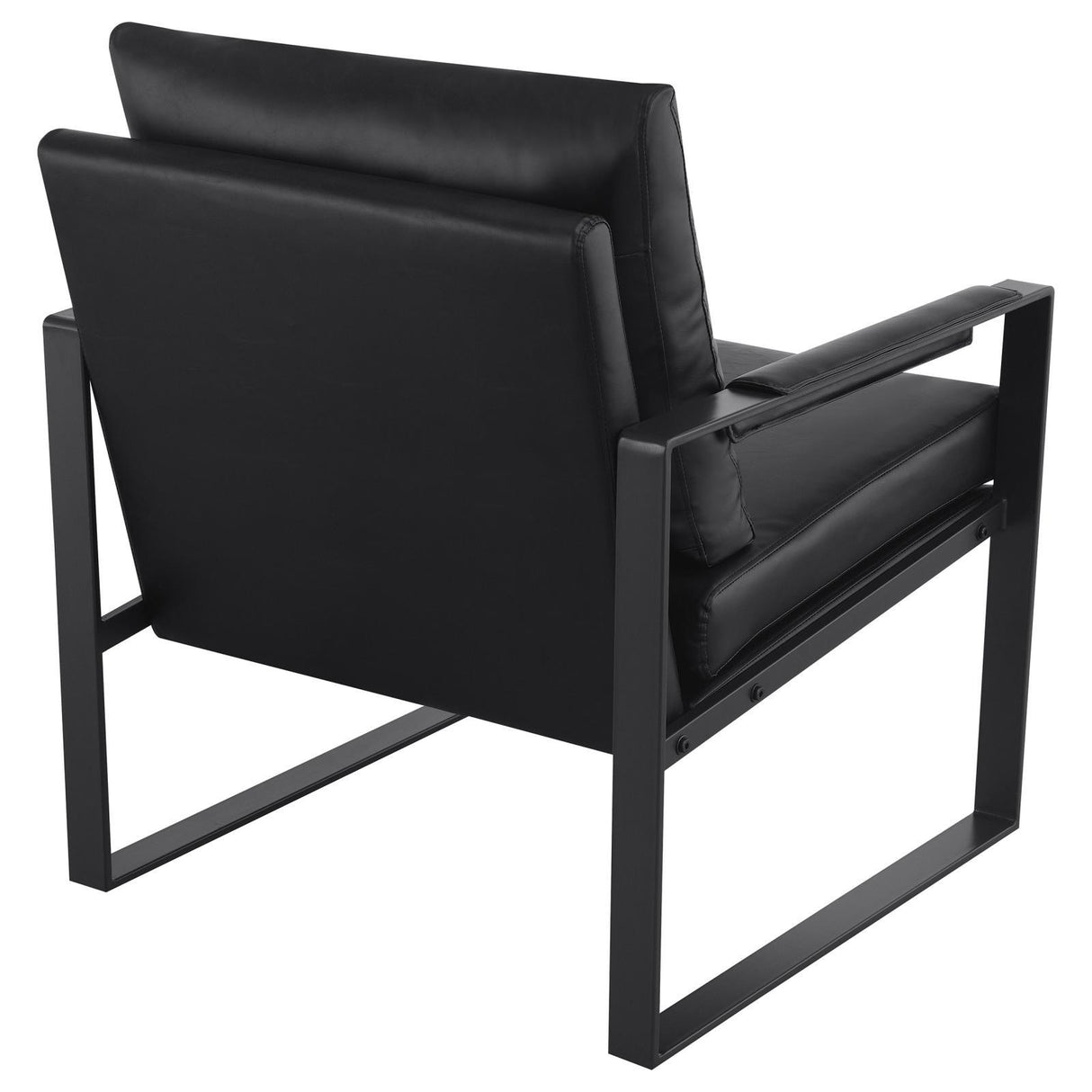  Coaster Furniture Rosalind 903021 Upholstered Track Arm Accent Chair - Black IMAGE 7