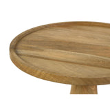  Coaster Furniture Ixia 915105 Round Solid Mango Wood Accent Side Table - Natural IMAGE 4