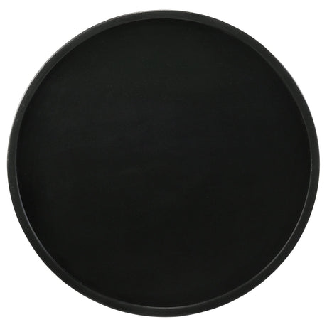  Coaster Furniture Ixia 915109 Round Solid Mango Wood Accent Side Table - Black Stain IMAGE 3