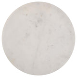  Coaster Furniture Miguel 931227 Round Marble Top Coffee Table - White and Black IMAGE 5