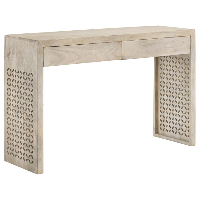  Coaster Furniture Rickman 959543 2-Drawer Wood Entryway Console Table - White Washed IMAGE 1