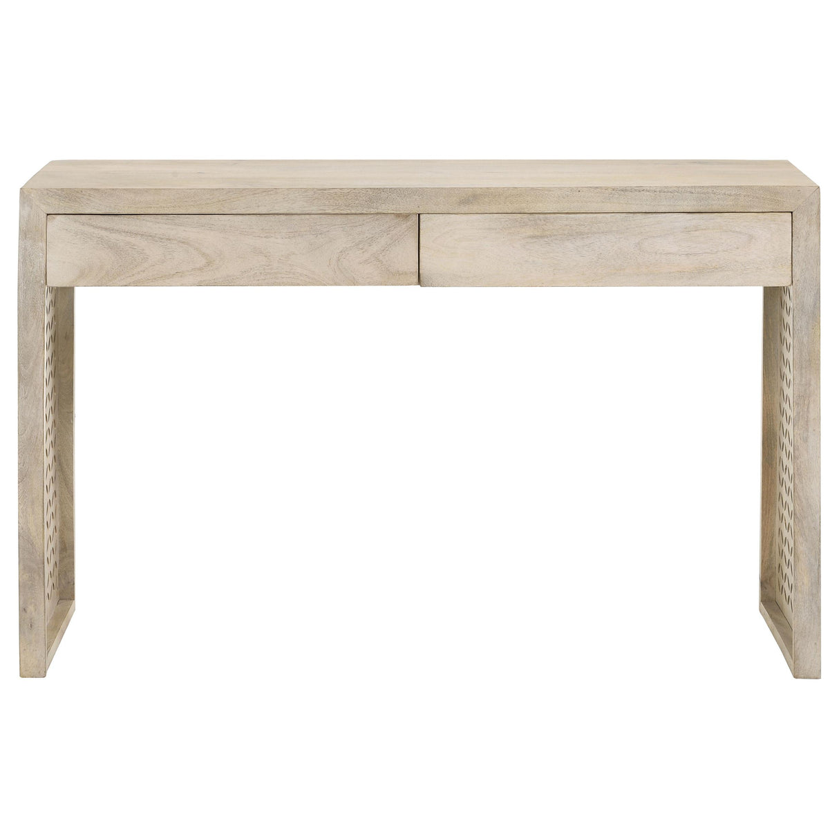  Coaster Furniture Rickman 959543 2-Drawer Wood Entryway Console Table - White Washed IMAGE 4