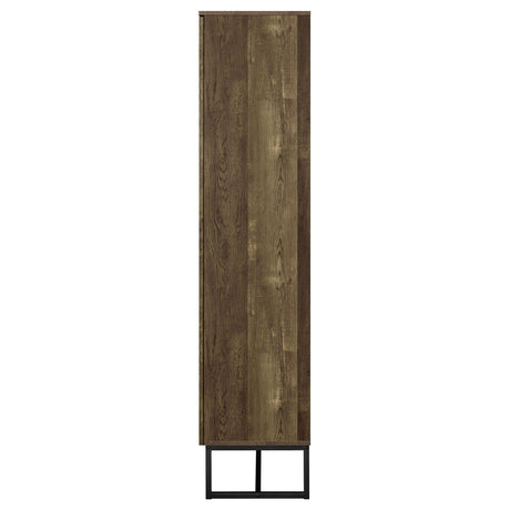  Coaster Furniture Carolyn 959640 2-door Engineered Wood Accent Cabinet - Rustic Oak IMAGE 5
