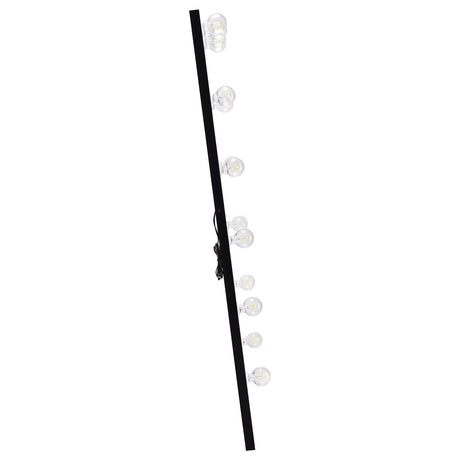  Coaster Furniture Zayan 969557 32 x 71 Inch Floor Mirror LED Lighting - Black Gloss IMAGE 10