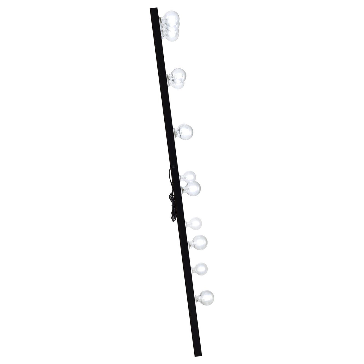  Coaster Furniture Zayan 969557 32 x 71 Inch Floor Mirror LED Lighting - Black Gloss IMAGE 11