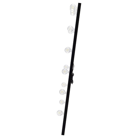  Coaster Furniture Zayan 969557 32 x 71 Inch Floor Mirror LED Lighting - Black Gloss IMAGE 6