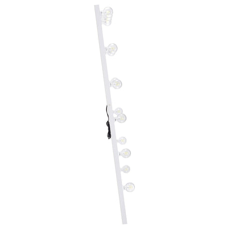  Coaster Furniture Zayan 969558 32 x 71 Inch Floor Mirror LED Lighting - White Gloss IMAGE 10