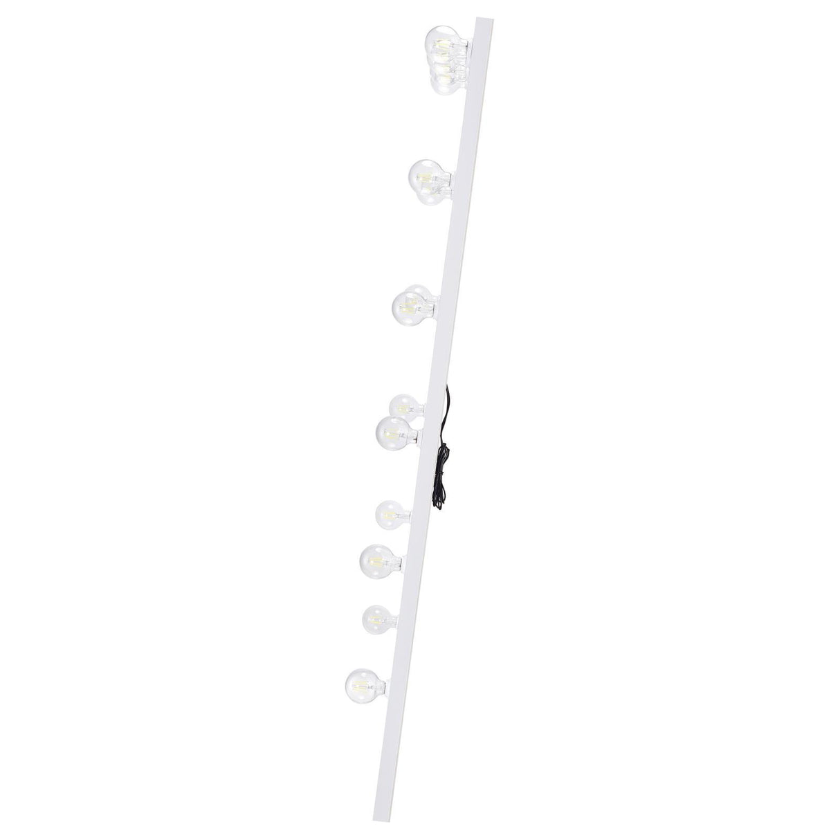  Coaster Furniture Zayan 969558 32 x 71 Inch Floor Mirror LED Lighting - White Gloss IMAGE 6