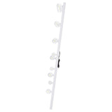  Coaster Furniture Zayan 969558 32 x 71 Inch Floor Mirror LED Lighting - White Gloss IMAGE 6