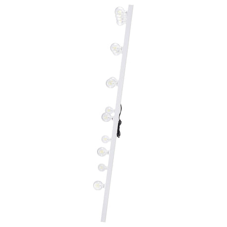  Coaster Furniture Zayan 969558 32 x 71 Inch Floor Mirror LED Lighting - White Gloss IMAGE 6