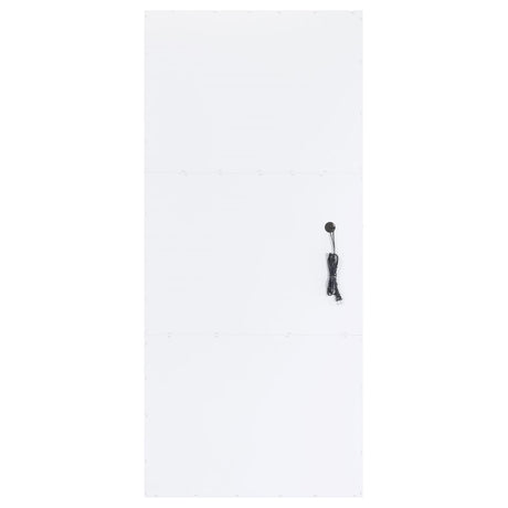  Coaster Furniture Zayan 969558 32 x 71 Inch Floor Mirror LED Lighting - White Gloss IMAGE 9