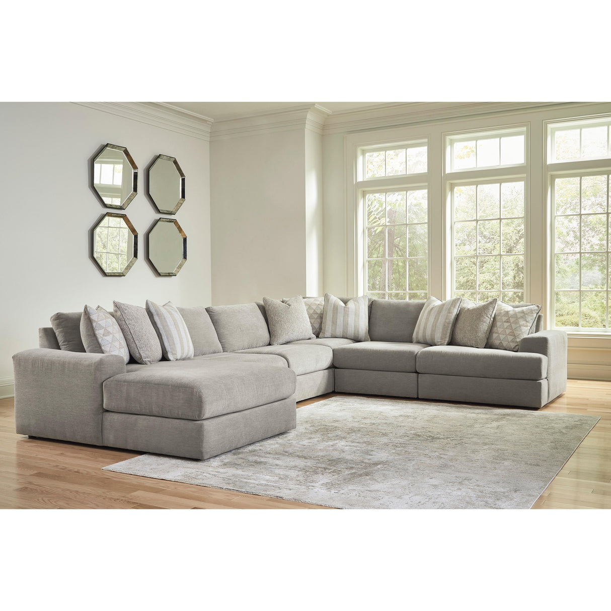  Signature Design by Ashley Avaliyah 58103S13 6 pc Sectional IMAGE 2