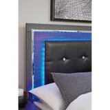  Signature Design by Ashley Lodanna B214B13 King Panel Bed with 2 Storage Drawers IMAGE 4