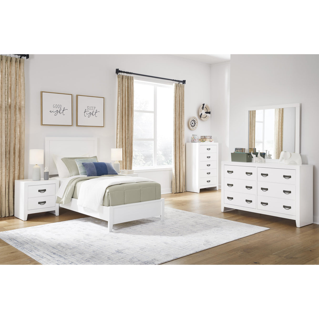  Signature Design by Ashley Binterglen B427-92 Two Drawer Night Stand IMAGE 8
