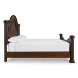  Signature Design by Ashley Lavinton B764B10 California King Poster Bed IMAGE 3