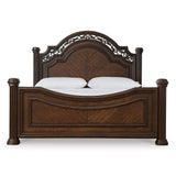 Signature Design by Ashley Lavinton B764B5 Queen Poster Bed IMAGE 2