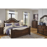  Signature Design by Ashley Lavinton B764B5 Queen Poster Bed IMAGE 7