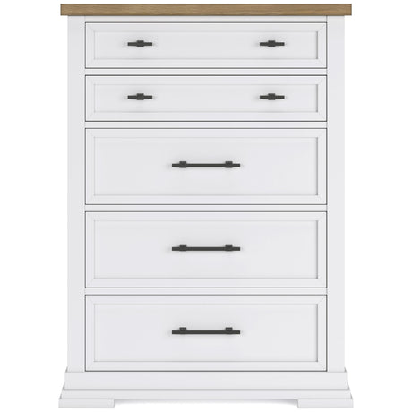  Benchcraft Ashbryn B844-46 Five Drawer Chest IMAGE 3