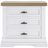  Benchcraft Ashbryn B844-93 Three Drawer Night Stand IMAGE 3
