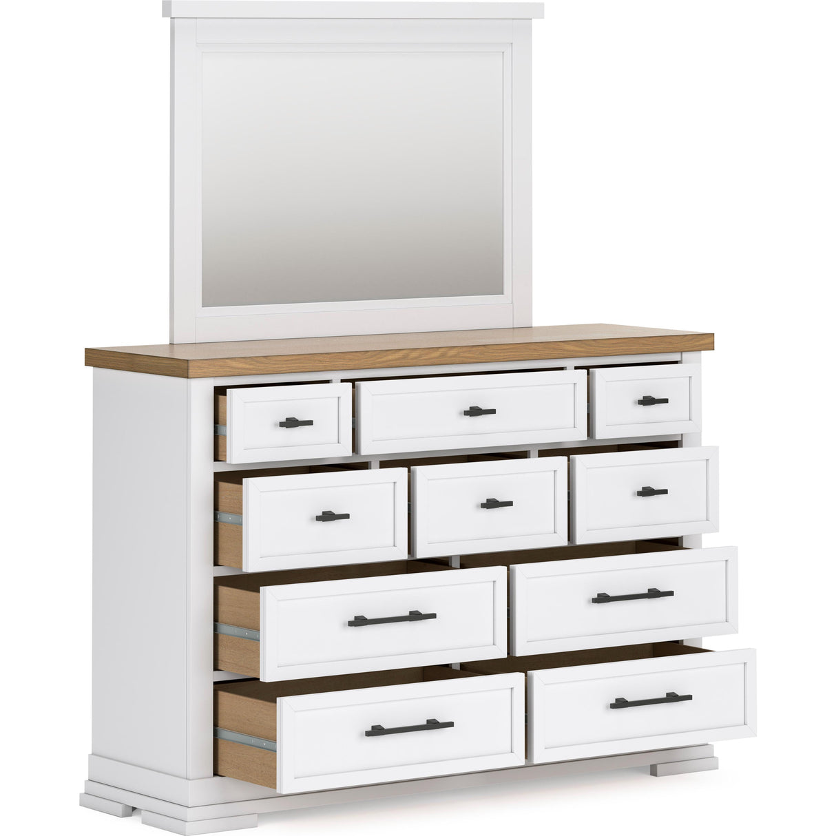  Benchcraft Ashbryn B844B1 Dresser and Mirror IMAGE 2