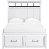  Benchcraft Ashbryn B844B2 Queen Panel Storage Bed IMAGE 2