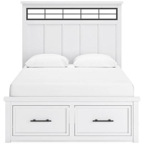  Benchcraft Ashbryn B844B2 Queen Panel Storage Bed IMAGE 2