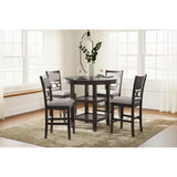  Signature Design by Ashley Langwest D422-223 Dining Room Counter Table Set IMAGE 3
