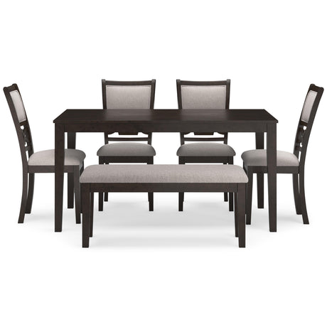  Signature Design by Ashley Langwest D422-325 Dining Room Table Set IMAGE 2
