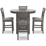  Signature Design by Ashley Wrenning D425-223 Dining Room Counter Table Set IMAGE 2