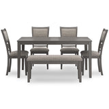  Signature Design by Ashley Wrenning D425-325 Dining Room Table Set IMAGE 2