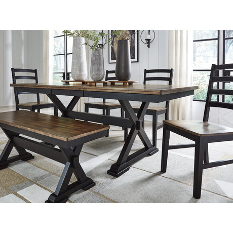  Signature Design by Ashley Wildenauer D634-00 Large Dining Room Bench IMAGE 8
