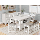  Signature Design by Ashley Robbinsdale D642-09 Double Counter Upholstered Bench IMAGE 9