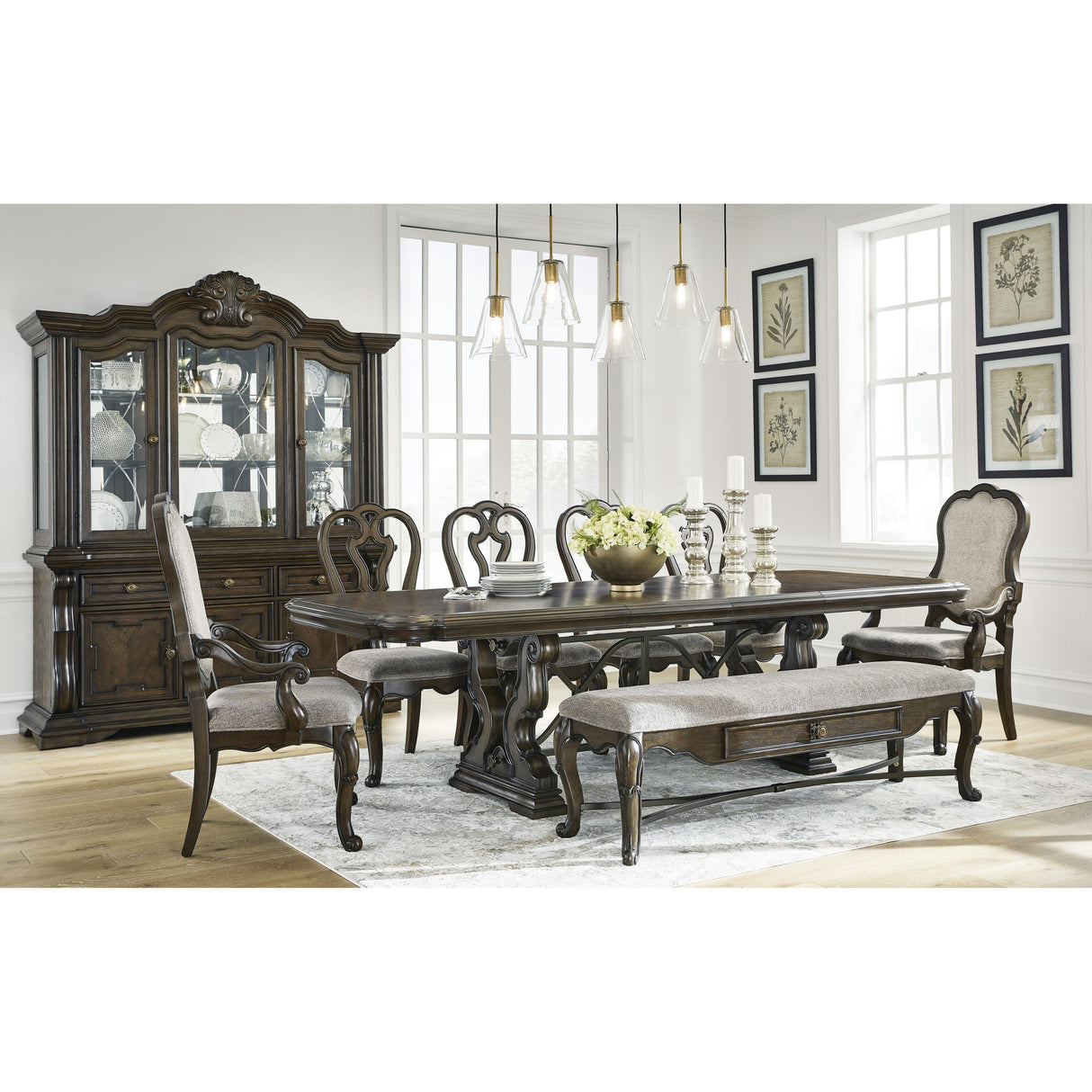  Signature Design by Ashley Maylee D947-01A Dining Upholstered Arm Chair IMAGE 12