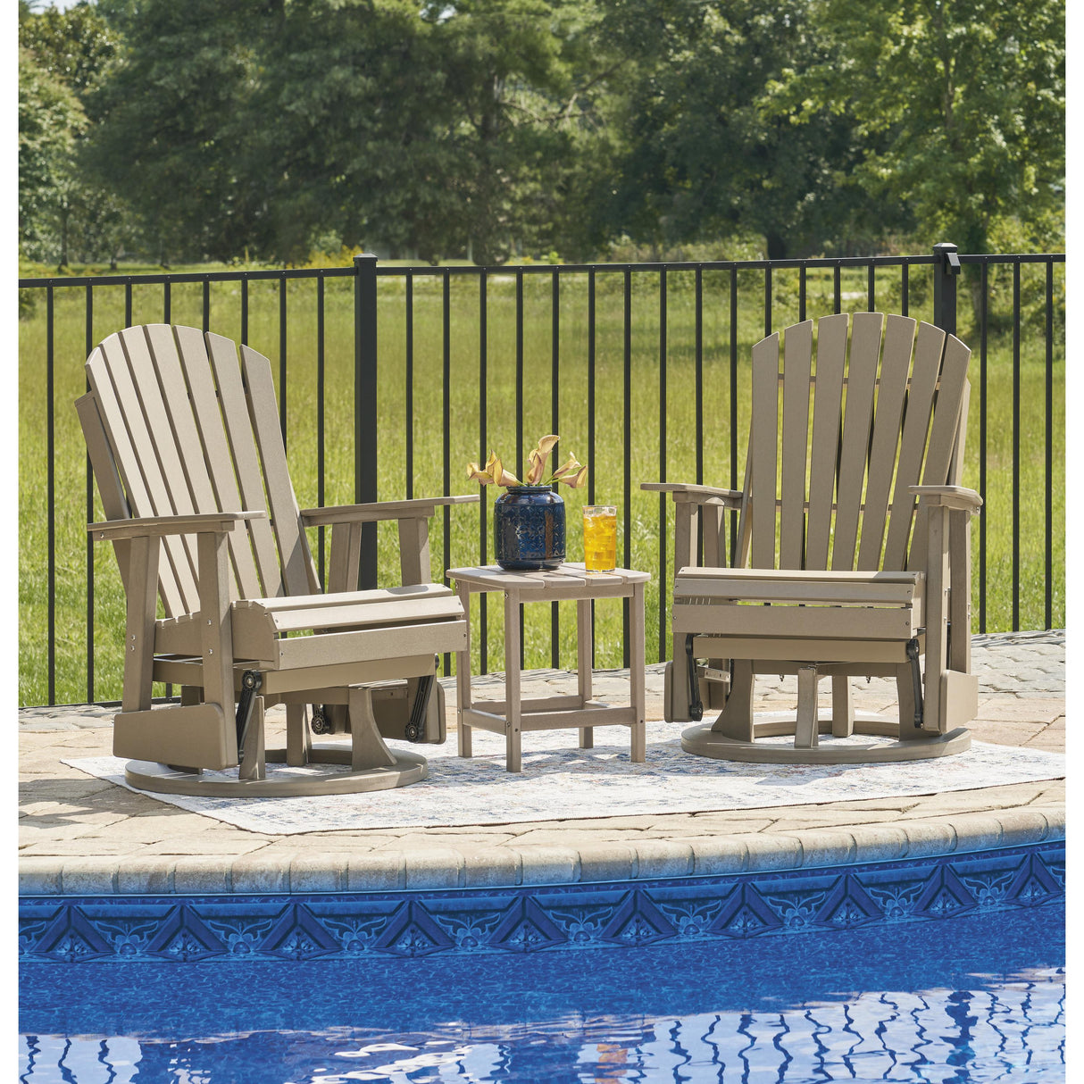  Signature Design by Ashley Hyland wave P114-820 Swivel Glider Chair IMAGE 6